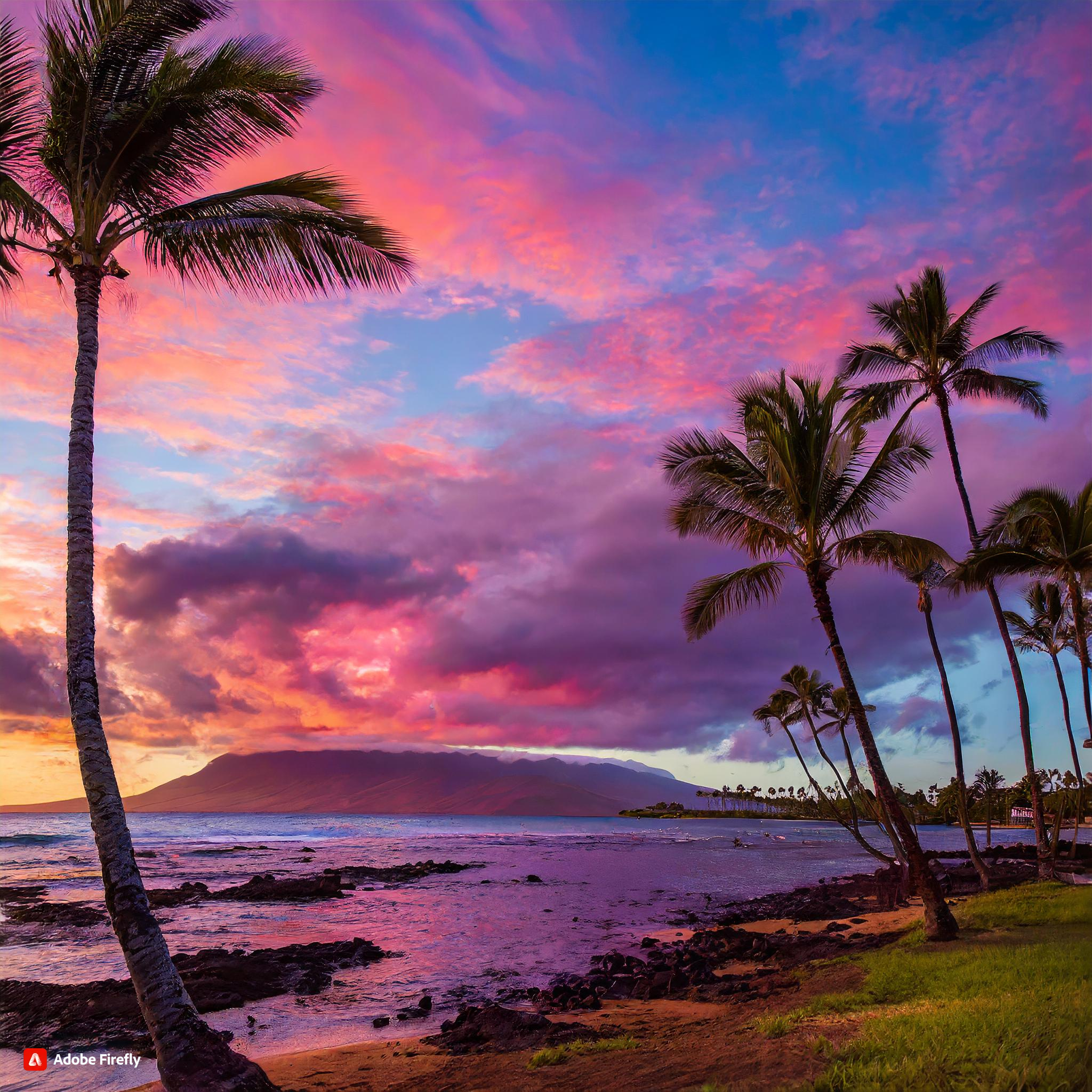 Hawaii during sunset